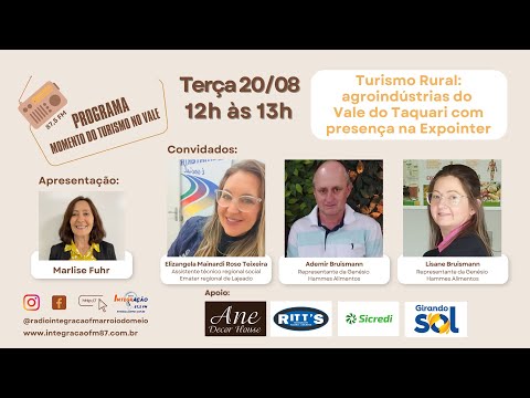 Turismo Rural: agroindústrias do VT com presença na Expointer