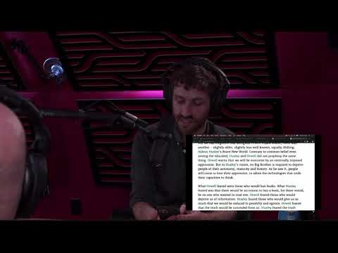 JRE excerpt: "Huxley feared what we desire will ruin us"