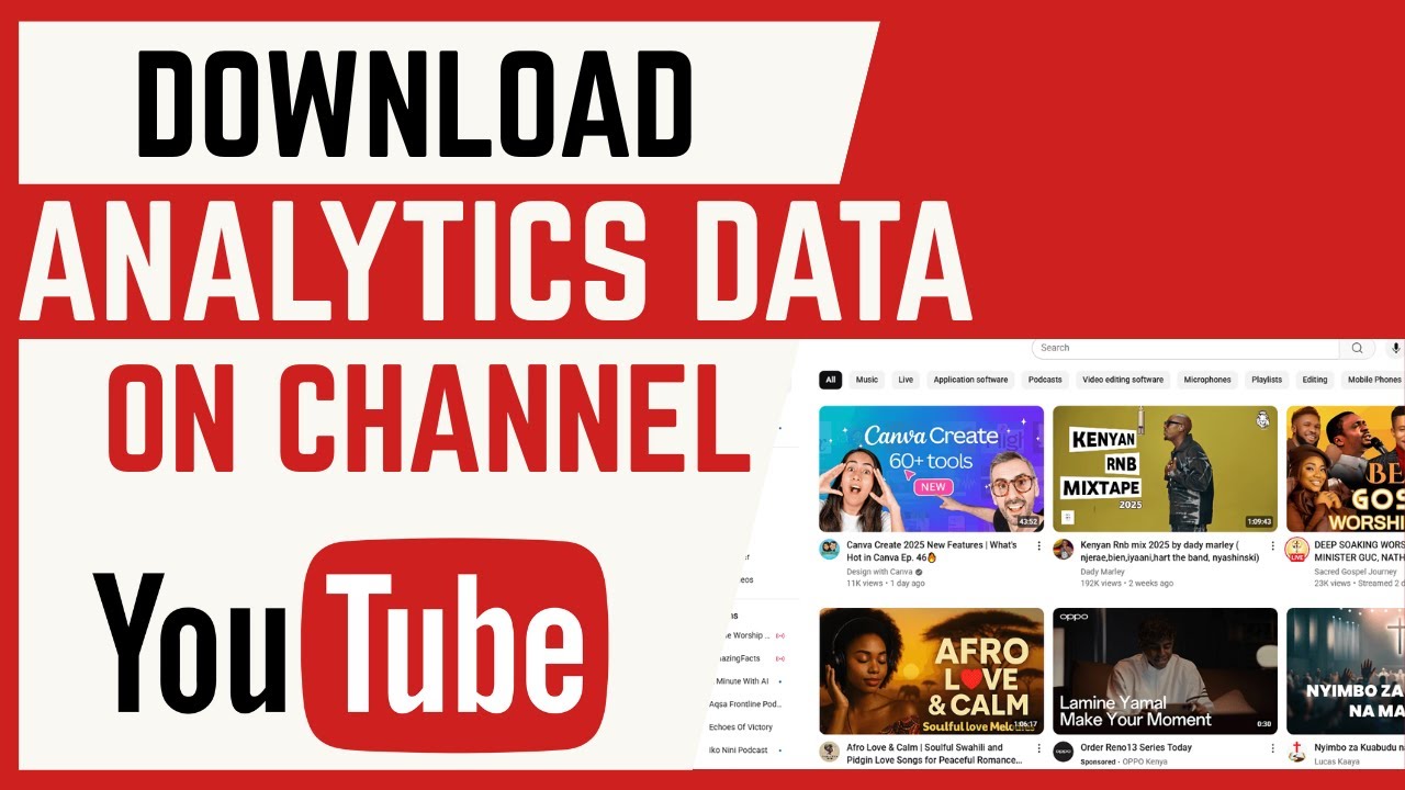 How To Download Or Export Analytics Data From YouTube Studio