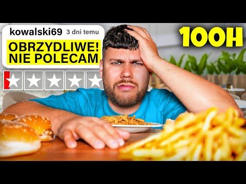 100H I EAT THE WORST RATED FOOD!