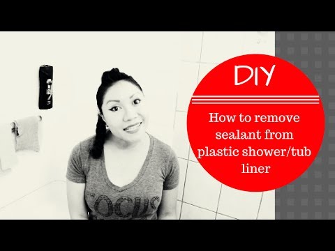 DIY: How To Remove Old Sealant from Plastic Tub Liner...