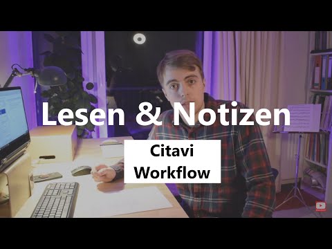 CITAVI Workflow: Wie ich mir alles merken kann, was ich lese