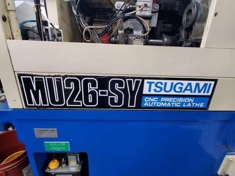 Tsugami MU26 SY CNC Swiss Lathe - MC# 404930