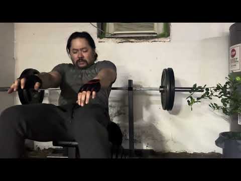 165lb 13x, 185lb 6x bench press with cap Olympic plates 