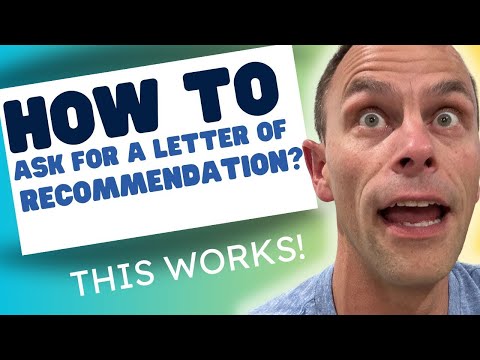 How To Ask Your Professor For A Letter Of Recommendation For Grad School Video