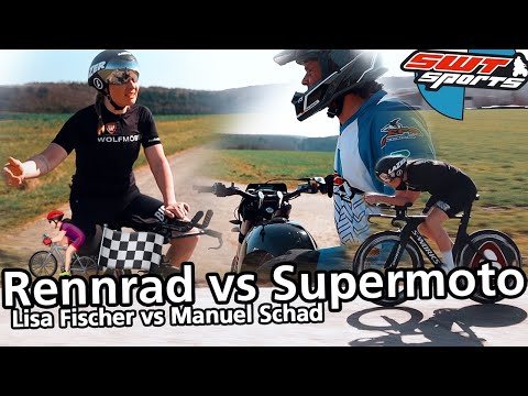 The battle Lisa Fischer with the machine against Manuel Schad on SWT-SPORTS BMW R100 GS conversio...