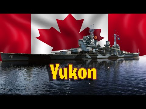 Meet The Yukon! Tier 6 Canadian Battleship in World of Warships Legends!