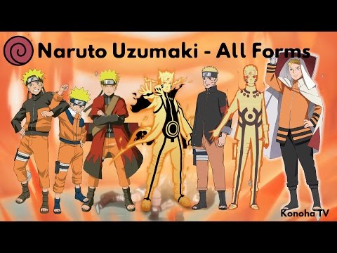 Naruto Uzumaki - All Forms & Character Growth