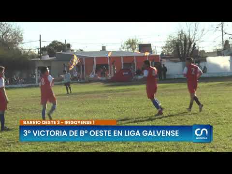 Barrio Oeste 3, C.A. Irigoyense 1 - 8° Fecha Clausura de Liga del Fútbol Galvense