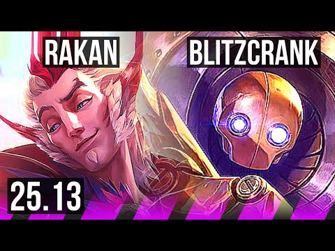 RAKAN & Xayah vs BLITZCRANK & Aphelios (SUP) | 2/3/21 | KR Master | 25.13