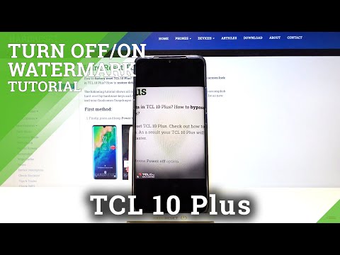 How to Manage Camera Watermark in TCL 10 Plus – Turn On / Off Watermark
