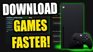 How to Download & Update Games Faster on Xbox (Series X/S, One) in 2023 (Download While Turned Off!)