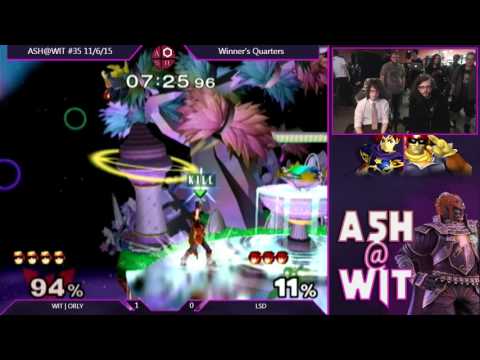 ORLY (Falcon) vs LSD (Roy) - ASH@WIT #35 Melee Winner's Quarters