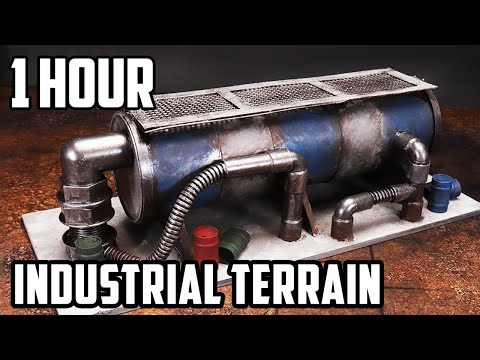 Industrial Terrain For Warhammer 40k In 1 Hour?