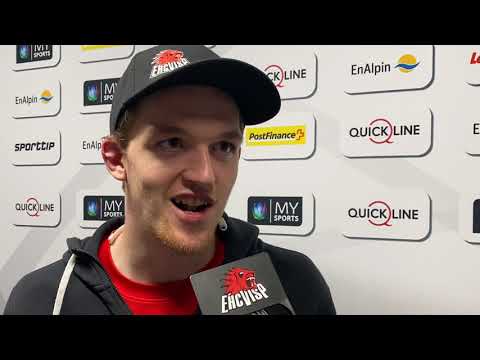 Interview mit Stefan Spinell zum Spiel EHC Visp - EVZ Academy (2:4)