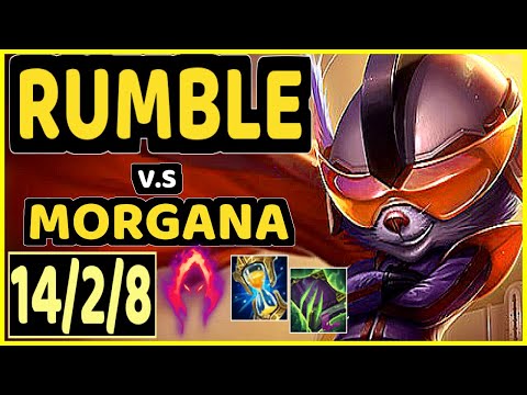 RUMBLE vs MORGANA - 14/2/8 KDA JUNGLE GAMEPLAY - EUW Ranked DIAMOND