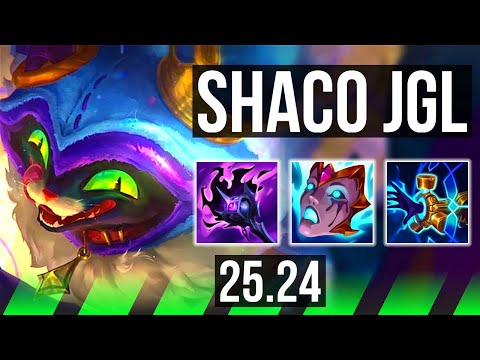 SHACO vs VIEGO (JGL) | Good KDA: 22/1/11, 56K damage | KR Master | 25.24
