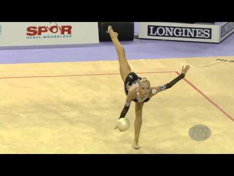 MOUSTAFAEVA Kseniya (FRA) - 2014 Rhythmic Worlds, Izmir (TUR) - Qualifications Ball