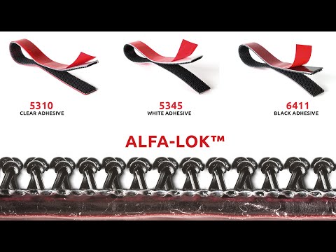 VELCRO® Brand ALFA-LOK™ Self-Engaging Interlocking Adhesive Tapes