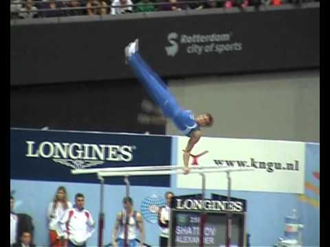 WC Gymnastics 2010 allround final,Alexander Shatilov, Israel, bars