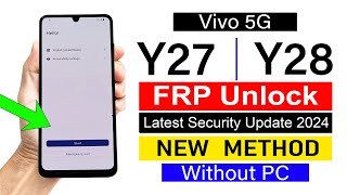 Vivo Y27 / Y28 Google Account Bypass (without pc) - LATEST UPDATE 2024