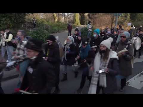 Herne, Demo für Frieden und Freiheit, Trommlergruppe 6.3.2022