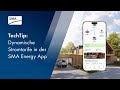 TechTip Dynamische Stromtarife In Der SMA Energy App