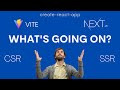 Pure React Vs Next Js What S Happening In React