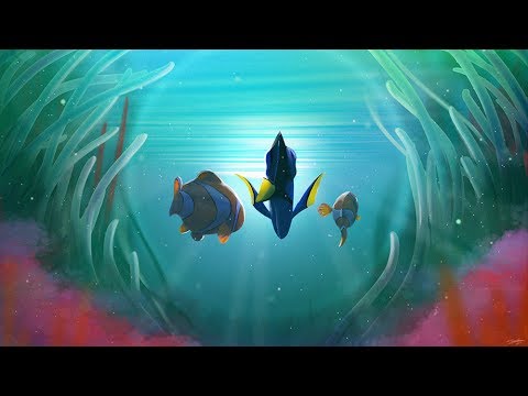 Finding Dory Soundtrack - Main Title Music (Extended Version | Beautiful Underwater Scenery)