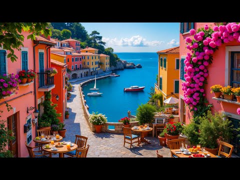 Sunny Day Bossa Nova 🎶 Italian Riviera Terrace Vibes | Chill Music for Breakfast & Focus