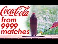 How To Make A Coca Cola Bottle From 9999 Matches