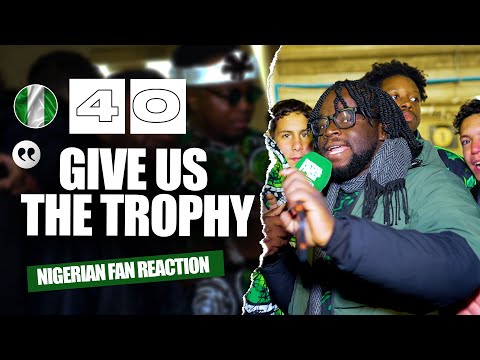 NIGERIA 4-0 MOZAMBIQUE ( NIGERIAN FANS REACTION) AFCON 2025