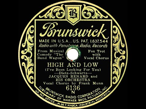 1931 Jacques Renard - High And Low (I’ve Been Looking For You) (Frank Munn, vocal)