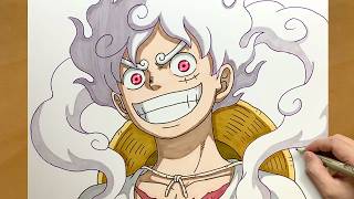 Download lagu Cara Menggambar Luffy Gear 5 Langkah demi Langkah | Seni One Piece mp3