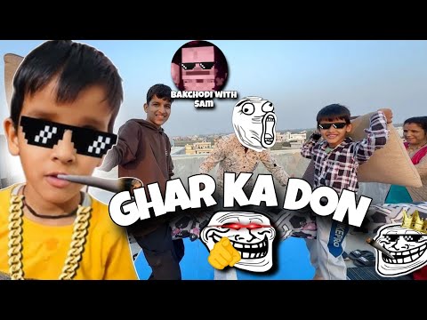 GHAR KA AKELA DON 💀 KUNALI JOSHI 😏 AKELA MARD 🫡 @souravjvlogs @piyushjocgaming