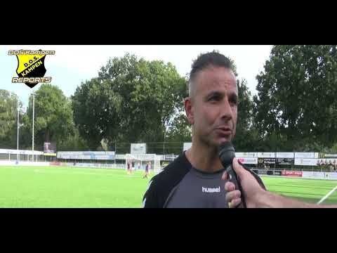 Samenvatting: DOS Kampen - v.v. Unicum (6 sept. 2025) districtsbeker poulefase. Incl. interviews.
