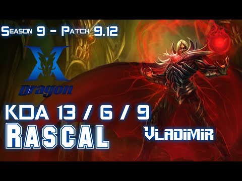 KZ Rascal VLADIMIR vs DARIUS Top - Patch 9.12 KR Ranked