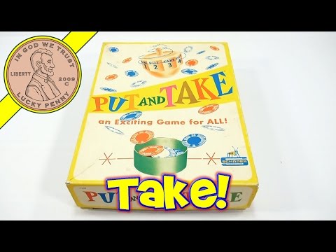 Put and Take Vintage Game #203, 1956 Schaper Toys
