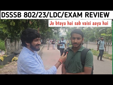 802/23 DSSSB EXAM Review 1october 2025|Jr. Assistant Analysis|DSSSB LDC/JSA/STENO REVIEW #dsssb2025 