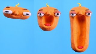 STOP MOTION - Oh Yeah! - Stretchy Face Man Animation