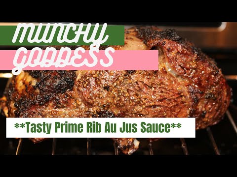 How to make Au Jus Sauce | Prime Rib Roast Drippings