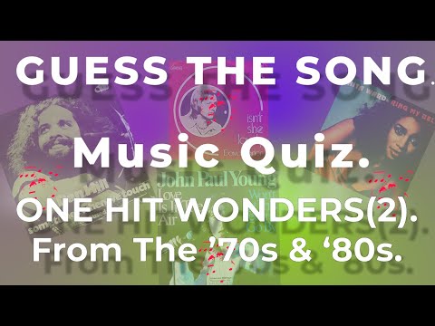 Music Quiz 84 | ONE HIT WONDERS(2) | Guess the INTRO | Intro's and answers.
