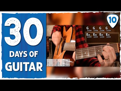 Day 10 - EASY 2 Chord Song by Oasis: Songbird [30 Days of Guitar]