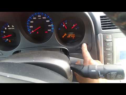 Acura TL 2006 reset oil life (renovando la vida del aceite del motor )