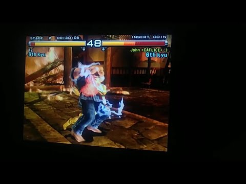 Tekken 5 Heihachi Neckbreaker on Julia Ryona