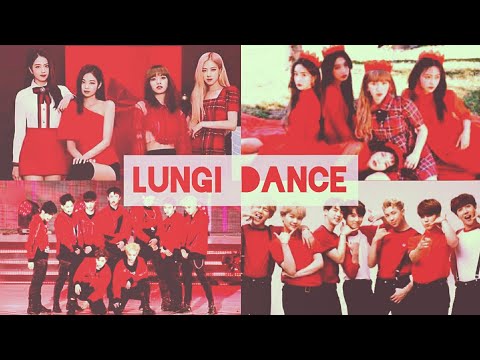 BTS, Blackpink, Twice, Exo & Red Velvet Version of Lungi Dance Hindi (FMV)...K-pop India