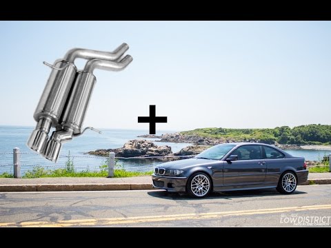 BMW E46 330 ZHP Corsa muffler - Cold Start