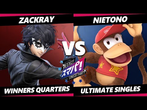 Sumapa 104 - Zackray (Joker) Vs. Nietono (Diddy Kong) Smash Ultimate - SSBU