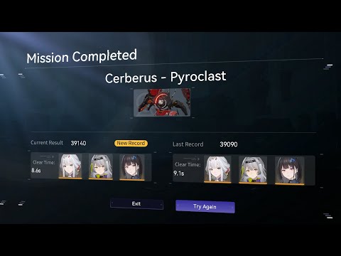 Snowbreak: Cerberus - Pyroclast V 8.6s, Jade Arc