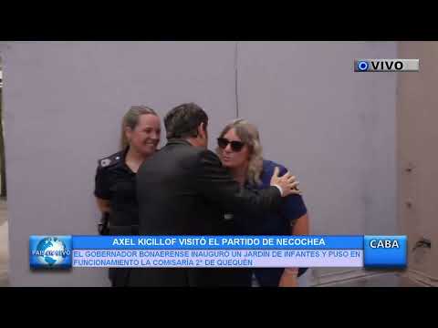 AXEL KICILLOF VISITÓ EL PARTIDO DE NECOCHEA
